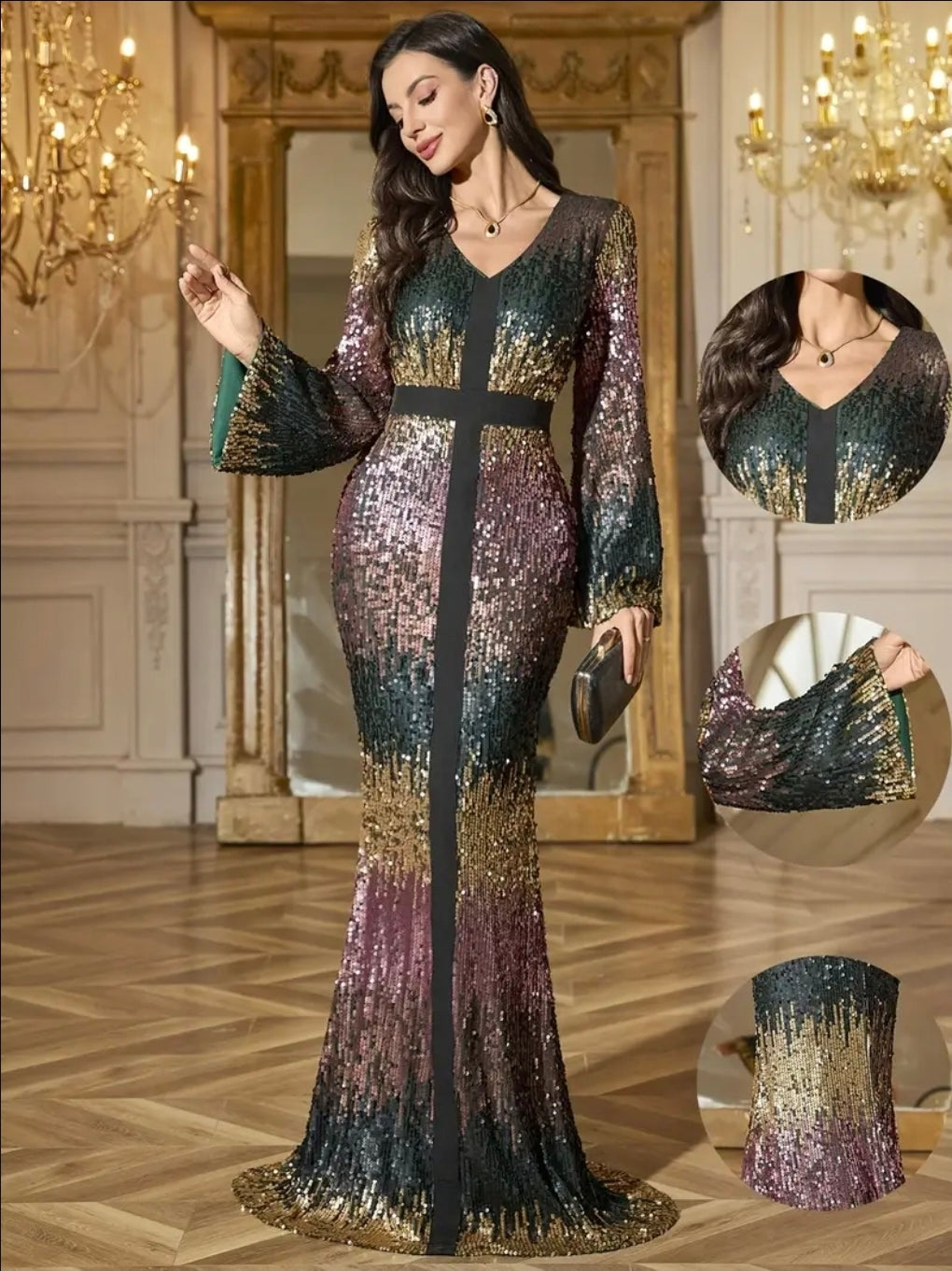 فستان كود 7390