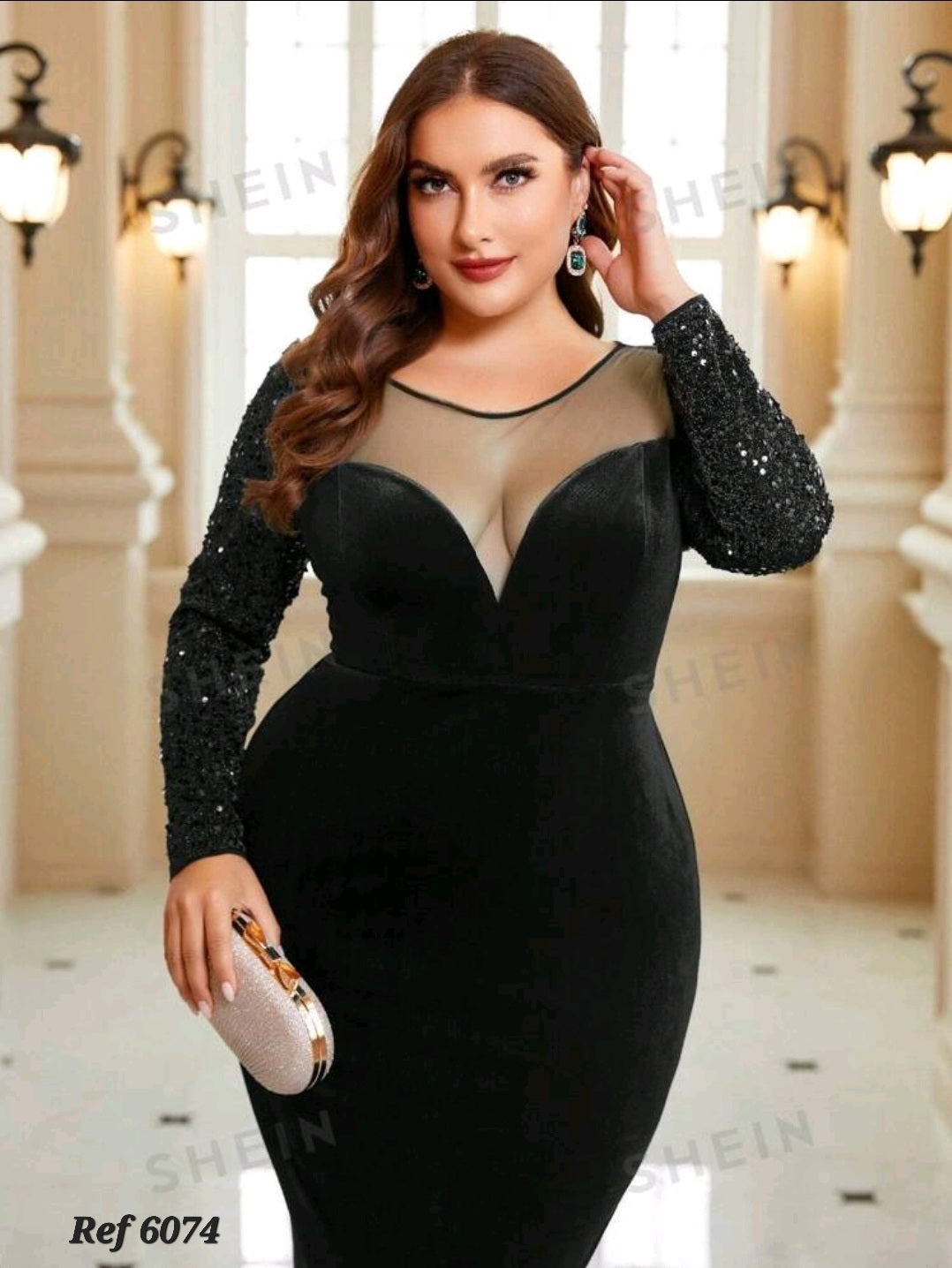 فستان كود 6074