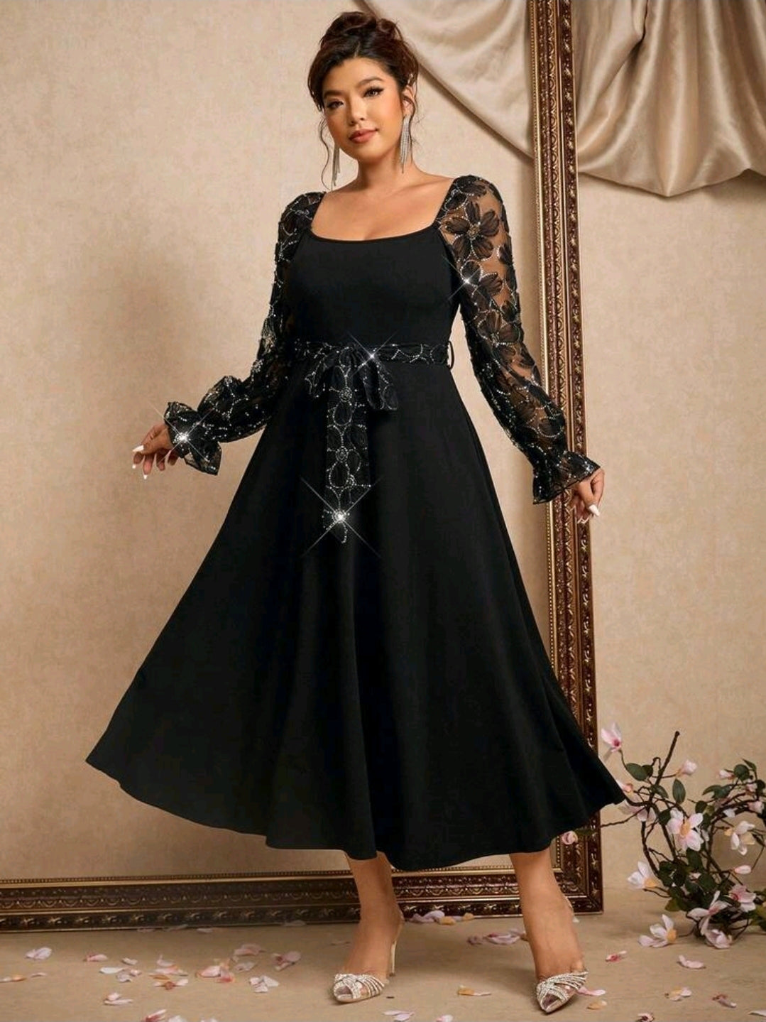 فستان كود 6096