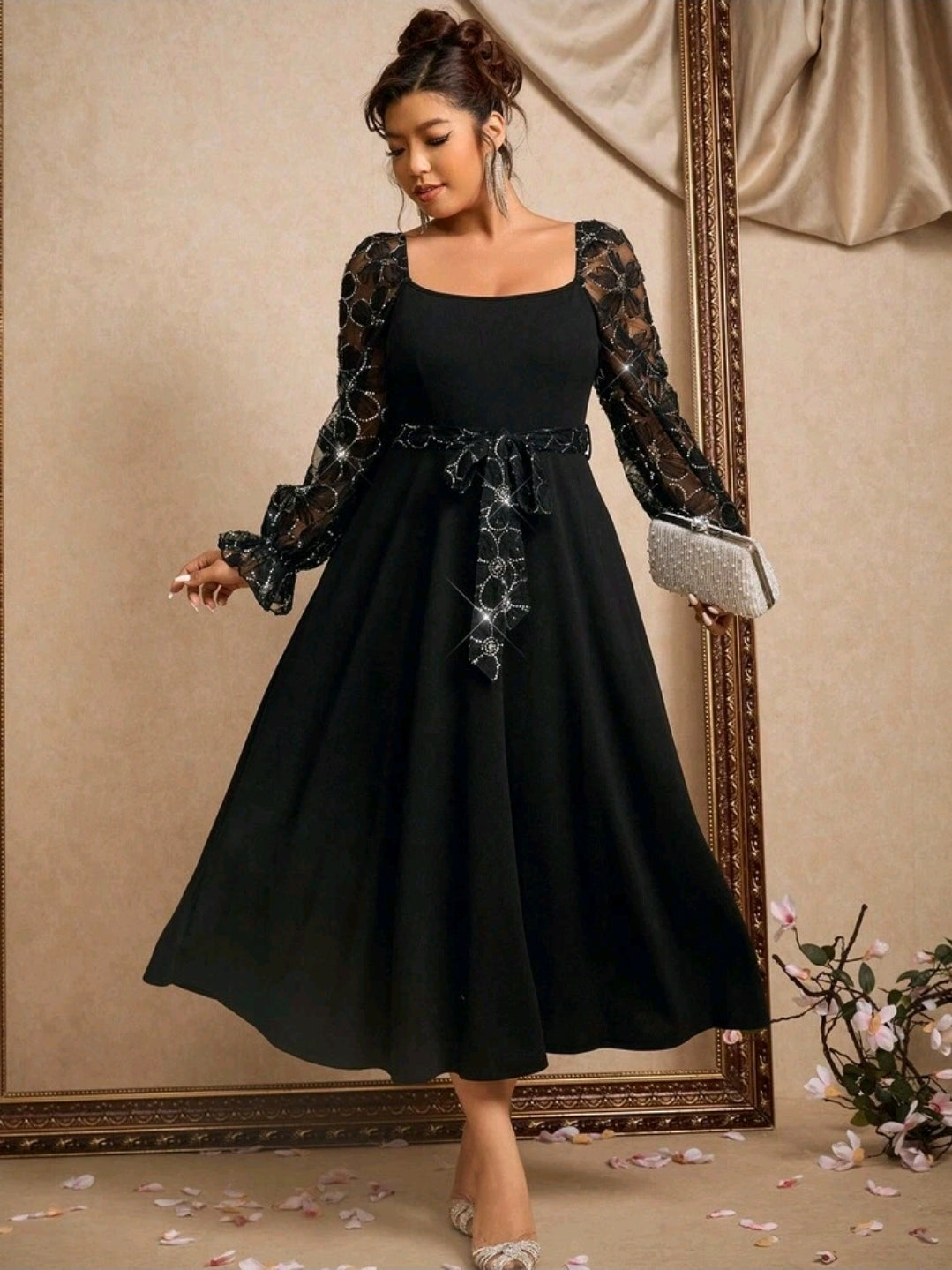 فستان كود 6096