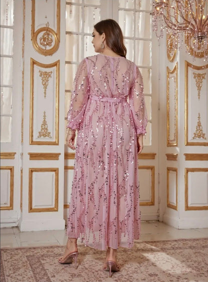 فستان كود 9315 lotus pink