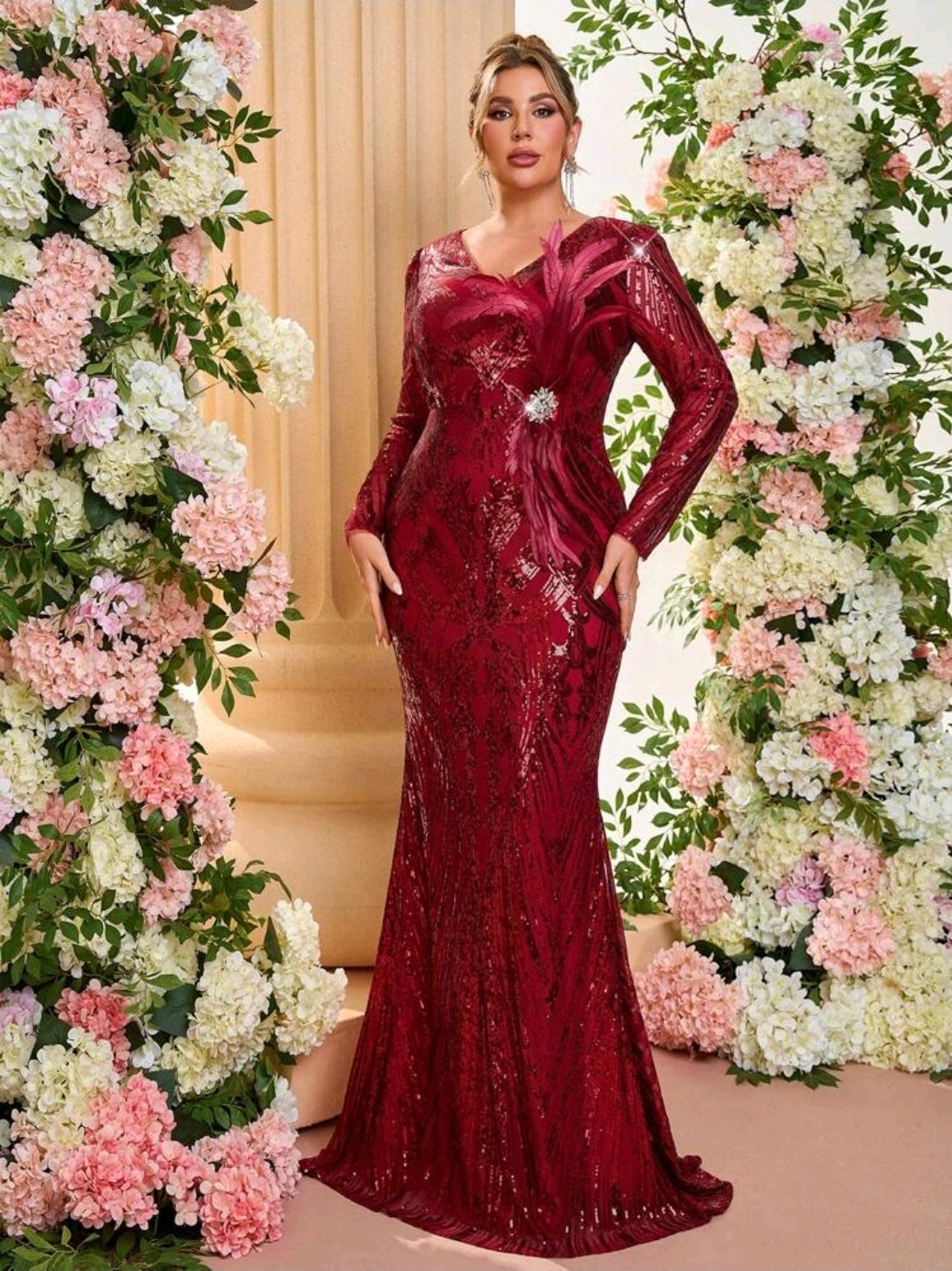 فستان كود 6393