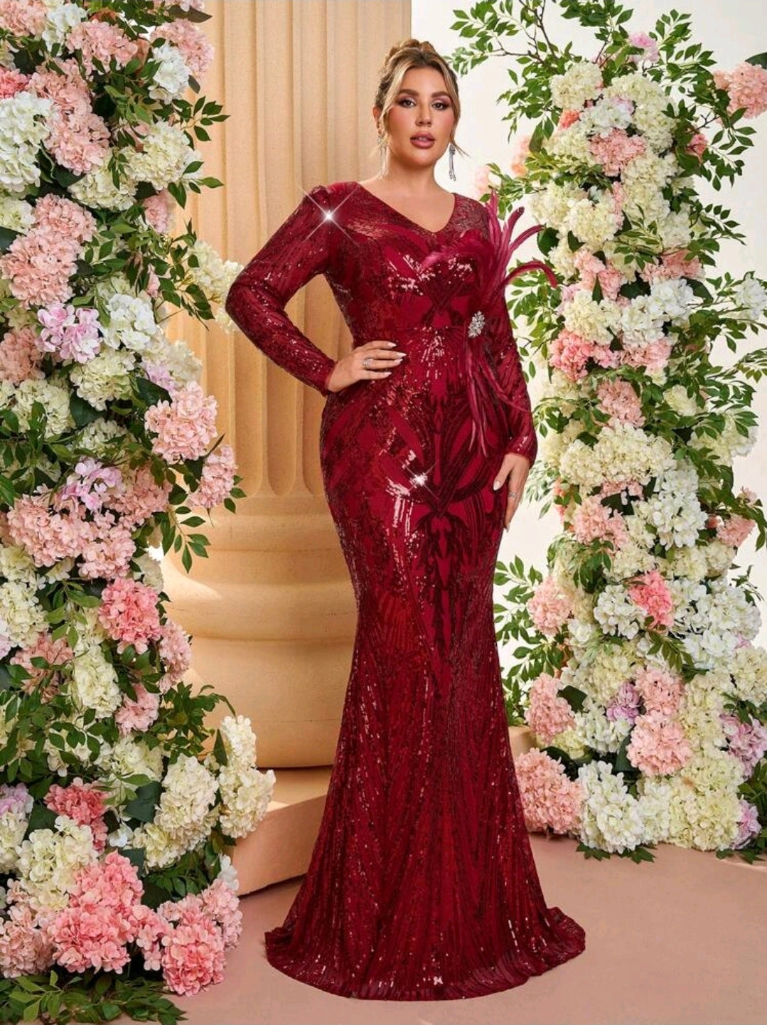 فستان كود 6393