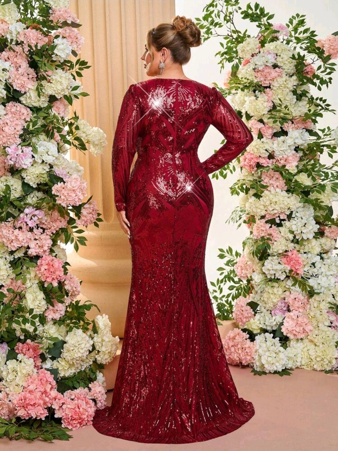 فستان كود 6393