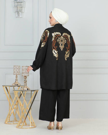 طقم 3 قطع أسود