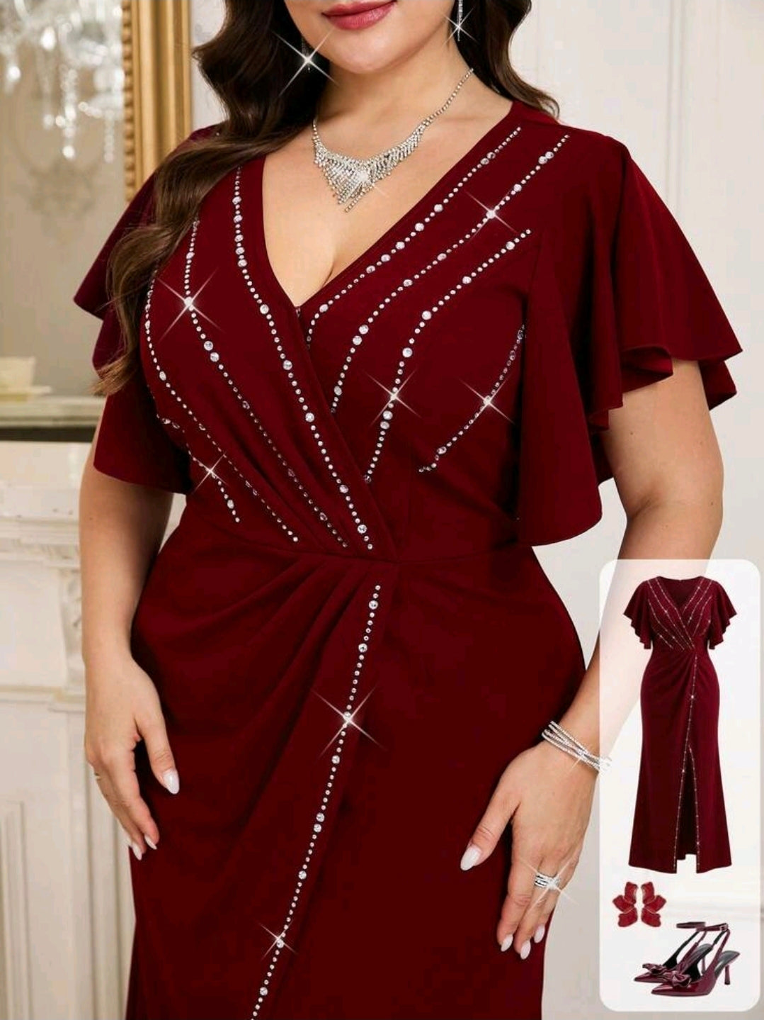 فستان كود 8595