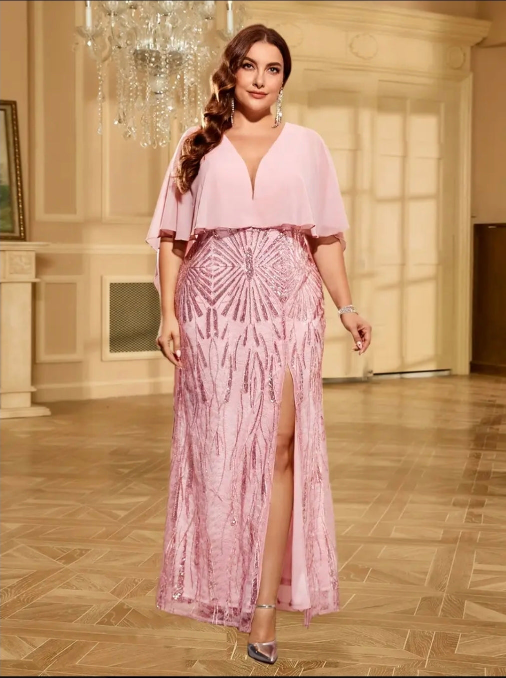 فستان كود 9734/ 6493